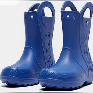 Crocs Handle It Rainboots Cerulean Blue Size 7